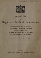 view The Burma Medical Council