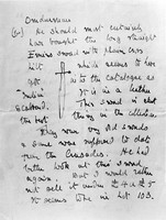 view M0003678EB: Manuscript letter from General Sir C.D. Shute to Mr. Foster (saleroom)