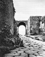 view M0003605: Reproduction of photograph of Porta Nola, Pompeii