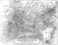 view M0003641: Plan of Constantinople and its suburbs