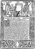 view M0004178: Portrait of Avicenna (980-1037) and Arnoldus de Villa nova (1240-1311)