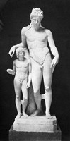 view M0004617: Statue of Apollo and Hyakinthos