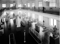 view M0004503: Wellcome Historical Medical Museum, view of Hall of Statuary, Euston Road