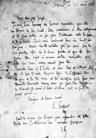 view M0004283: Letter from Louis Pasteur, 1885