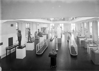 view M0004504: Wellcome Historical Medical Museum, view of Hall of Statuary, Euston Road