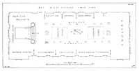 view M0004442: Wellcome Historical Medical Museum plan of the Hall of Statuary (lower floor)