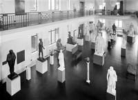 view M0004514: Wellcome Historical Medical Museum, view of Hall of Statuary, Euston Road