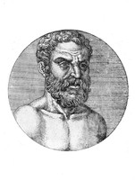 view M0005614: Portrait of Thales of Miletus (c.624-c.548 B.C.)