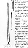 view M0005559: Illustration of fire making tools, Samoa