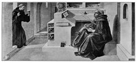 view M0005631: Saint Augustine in his study