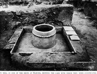 view M0005075: A well in one of the shops at the Eleusis, Greece