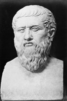 view M0005618: Bust of Plato (c.425-c.348 B.C.)