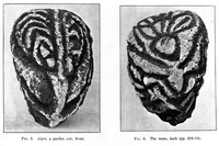 view M0005259: "Aiget, a garden zole": front and rear views