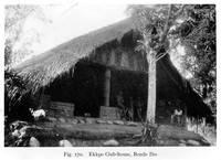 view M0005338: Ekkpe (Igbo) Club House, Bende Ibo, Nigeria