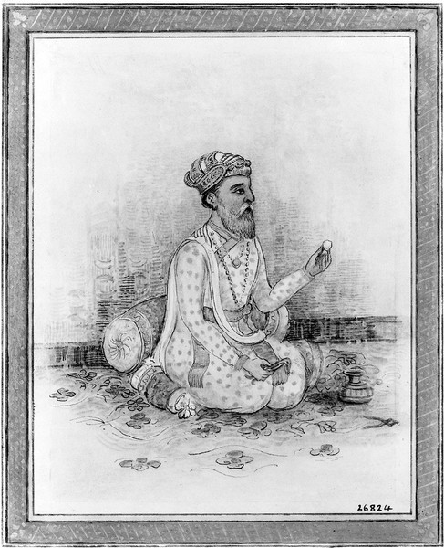 M0005328: Portrait of Susruta, ancient Indian physician