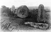 view M0006054: Men-an-tol: holed megalith, Cornwall