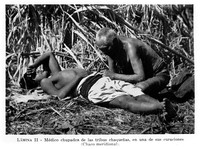view M0005851: Chaco doctor treating a patient