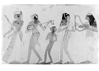 view M0006219: Ancient Egyptian musicians