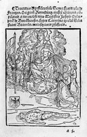 view M0006129: Woodcut of the Virgin Mary and baby Jesus