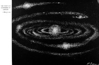 view M0006119: Nebular hypothesis of Laplace, from Fisher: <i>Exploring the Heavens</i> (1938)