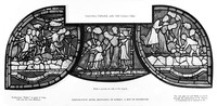 view M0005808: Restoration after Drowning of Robert Rochester, stained glass in Canterbury Cathedral