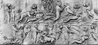 view M0005906: The creation of Adam and Eve, Orvieto Cathedral