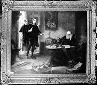 view M0006601: Milton visiting Galileo when a prisoner of the Inquisition