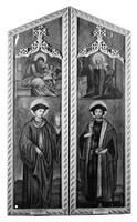 view M0006608: Saint Cosmas and Saint Damian diptych