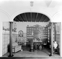 view M0006345: 19th century Spanish Pharmacy, interior