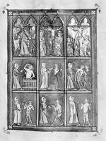 view M0006994: Manuscript page from <i>Roger Frugardi, Chirurgia, and other medical miscellany</i> depicting scenes of surgery