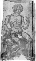 view M0007246: Anatomical fugitive sheet of seated man