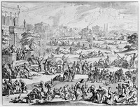 view M0006905: Scene showing Egyptian people with plague