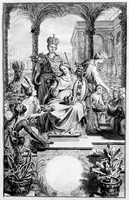 view M0006908: Frontispiece for <i>Horti Medici Rariorum Plantarum Historia</i>