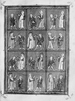 view M0007002: Manuscript page from <i>Roger Frugardi, Chirurgia, and other medical miscellany</i> depicting scenes of surgery