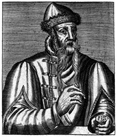 view M0007961: Portrait of Johannes Gutenberg (c.1400-1468)