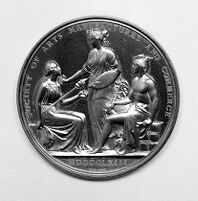 view M0007831: Joseph Lister's gold medal from the Royal Society of Arts
