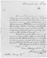 view M0008779: Letter to Arthur Young Esq signed by George Washington, 20 March 1793