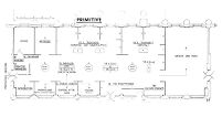 view M0008685: Plan of Wellcome Historical Medical Museum 3rd floor Primitive galleries