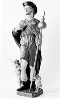 view M0007707: Carved wooden figure of St. Roc