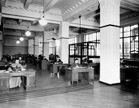 view M0008645: Interior of Burroughs Wellcome, Shangai, China / M0008646: Exterior of Burroughs Wellcome & Co, Cape Town, South Africa