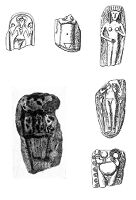 view M0008432: Fragments of stone carving