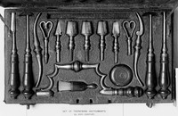 view M0008327: Trepanning instruments in case, c.18th century