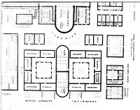 view M0008876: Floor plan of the Monastery of St Gall, Switzerland in 9th century