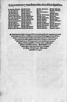 view M0008052: Pope John XXI: <i>Libro de medicine llama...</i>, 1535: final page