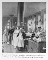 view M0009155: A ward in St. Thomas's Hospital, London