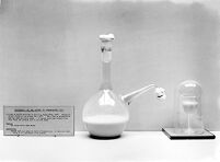 view M0007563: Flask of boiled milk for Lister display