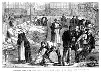view M0007725: Paris hospital during the Franco-Prussian War.