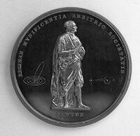view M0007830: Joseph Lister's gold medal from the Royal Society of London