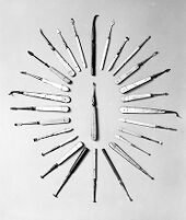 view M0007540: Twenty seven dental scalers,18-19th century