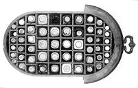 view M0007467A: Compartment from naval medicine chest